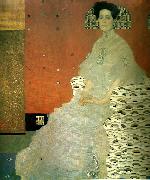 Gustav Klimt portratt av fritza riedler oil